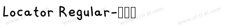 Locator Regular字体转换